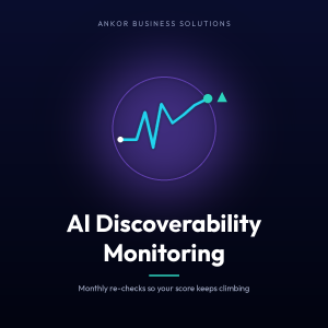 AI discoverability monitoring monthly report icon